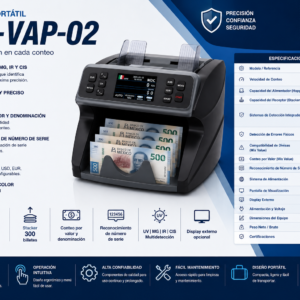 Valoradora de Billetes Portátil PMX-VAP-01